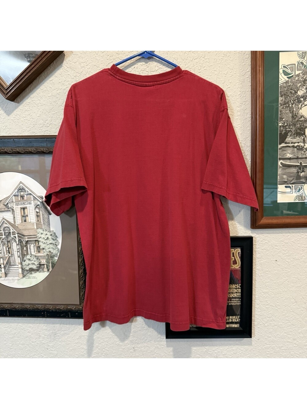 Vintage 90s/00s RARE Florida State University Red Seminoles Starter Shirt Medium - Picture 6 of 7